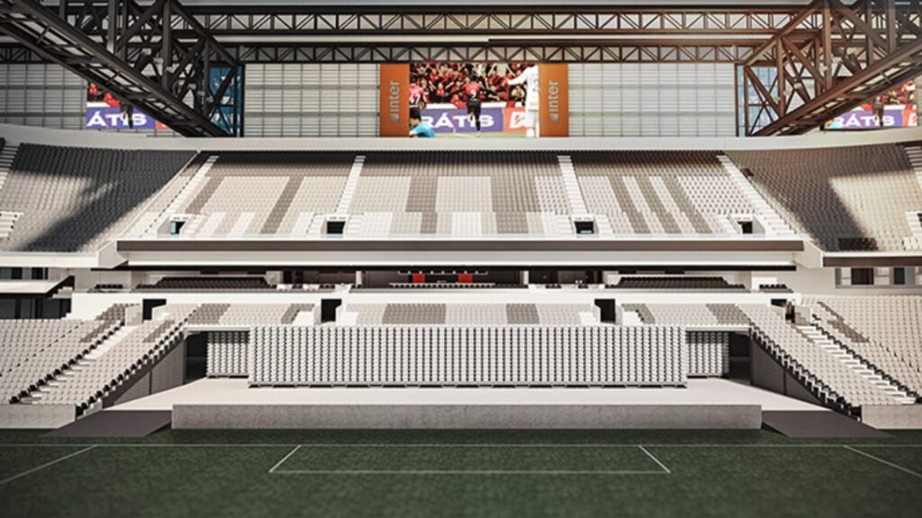 Athletico terá primeira arquibancada retrátil do Brasil