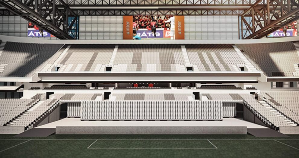 Athletico terá primeira arquibancada retrátil do Brasil